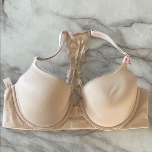 Victoria’s Secret Nude Lace Racerback Bra 38C
